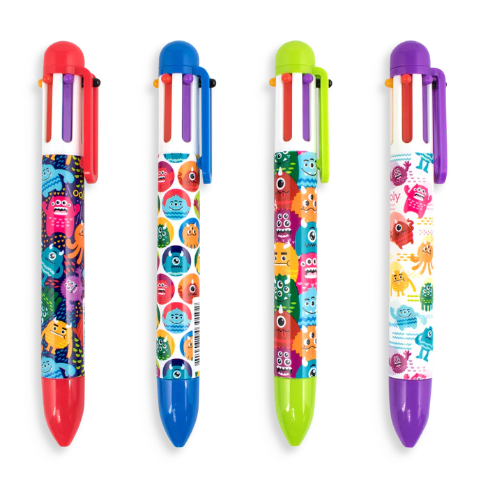 6 Click Multi Color Pens | Assorted