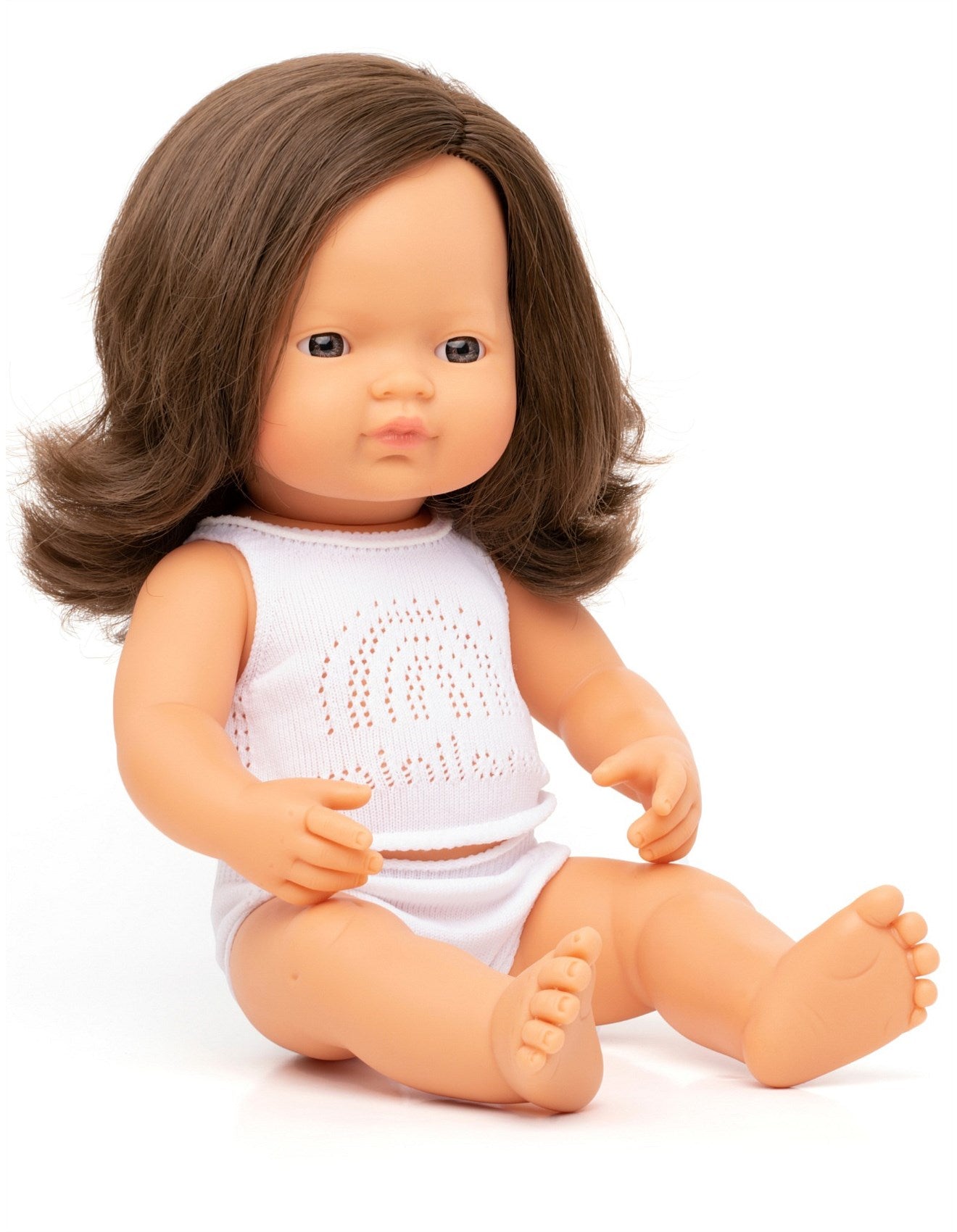 Baby Doll Brunette Girl  | 38 cm