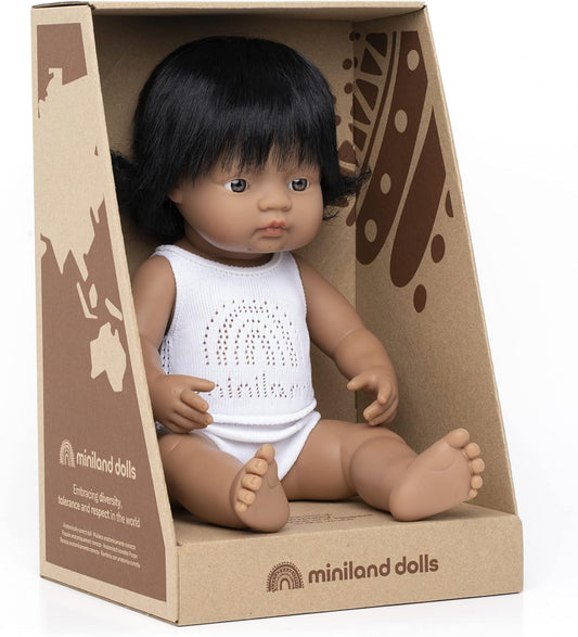 Baby Doll Hispanic Girl | 38 cm