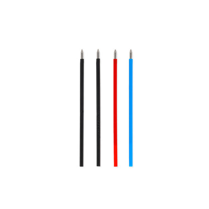 3-Colour Erasable Gel Pens Refills | 4 Pack
