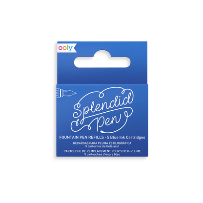 Splendid Fountain Pen Ink Refills | 5 Pack