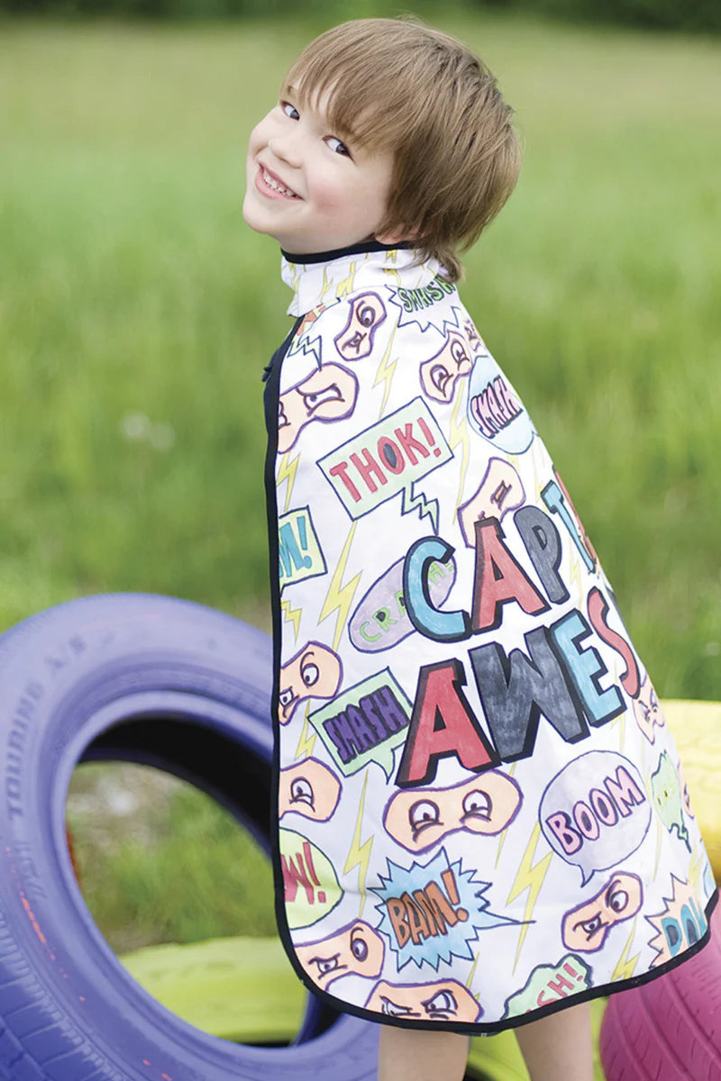 Colour-A-Cape Super Hero | Size 4-7Y