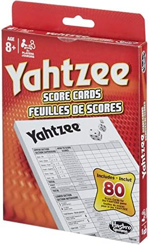 Yahtzee Score Cards