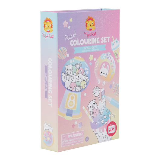 Colouring Set | Pastel - Kawaii Cafe