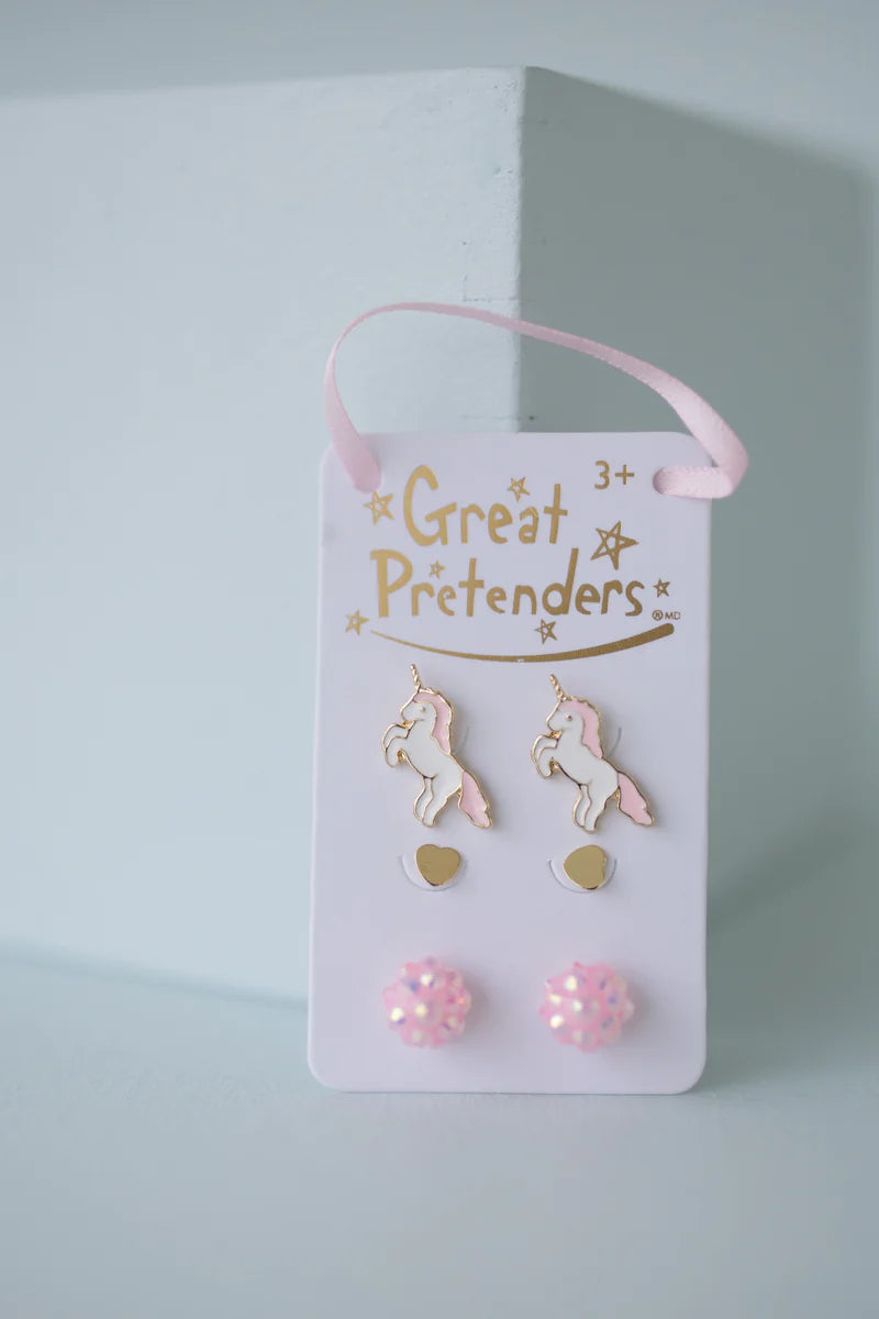 Boutique Unicorn Studded Earrings