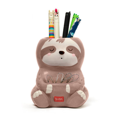 Ceramic Pen Holder | Sloth