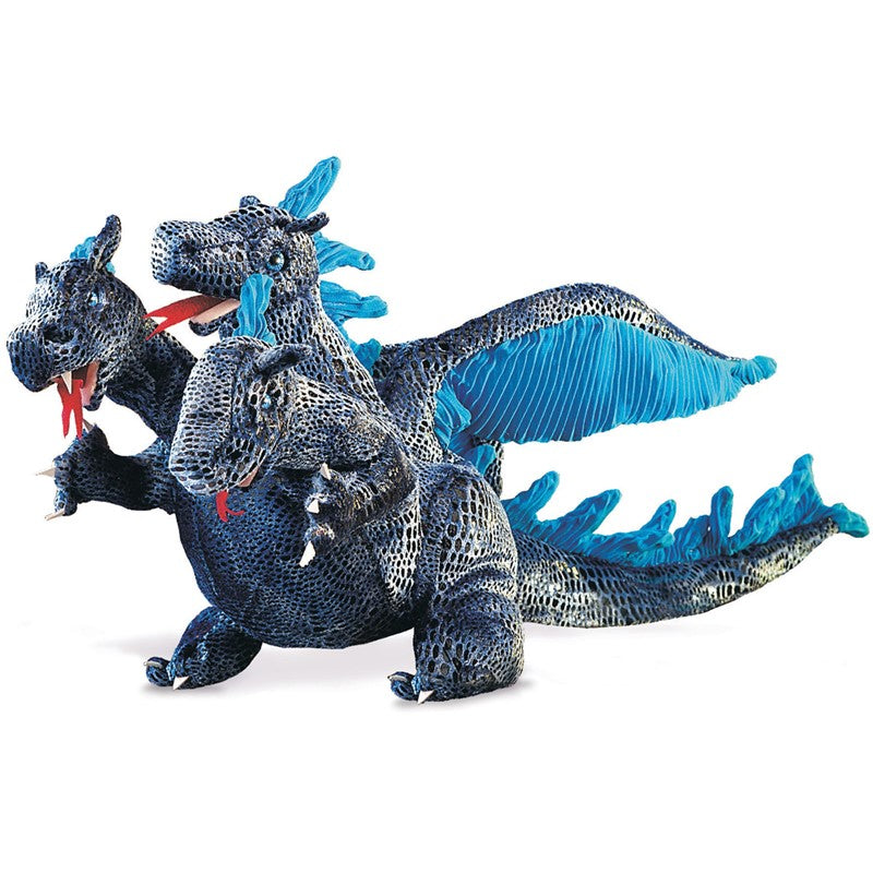 Blue Three Headed Dragon