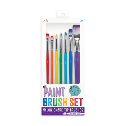 Lil' Paint Brush Set | 7 Pack