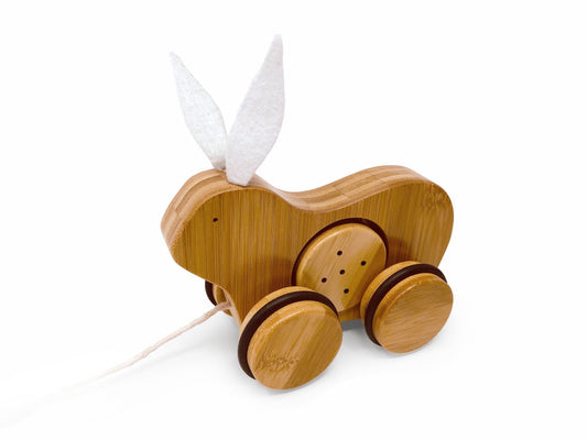 Bamboo Push & Pull Rabbit